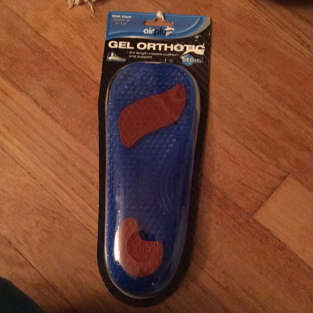 Air plus gel orthotics